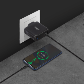 Câble USB-C vers USB-C renforcé 100W chargement rapide/Sync (1M)