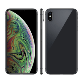 iPhone XS Max reconditionné 512 Go, Gris sidéral SANS LOGO, débloqué