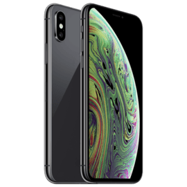iPhone XS reconditionné 64 Go, Gris sidéral SANS LOGO, débloqué