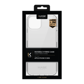Coque hybride invisible pour Apple iPhone 13 mini, Transparent
