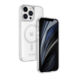 Coque antibactérienne antichoc magnétique invisible pour Apple iPhone 12 Pro Max, Transparente