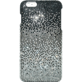 Coque pour Apple iPhone 6 Plus/6s Plus, Strass Noir et Blanc