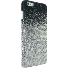 Coque pour Apple iPhone 6 Plus/6s Plus, Strass Noir et Blanc
