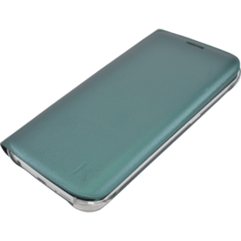 Etui à clapet pour Samsung Galaxy S6 Edge, Vert Émeraude 