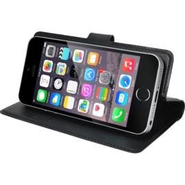 Coque clapet Universelle pour Smartphone (jusqu à 3.5 pouce), Noir de Jais