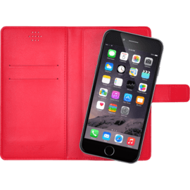 Coque clapet Universelle pour Smartphone (jusqu à 4.7 pouce), Lipstick Rouge