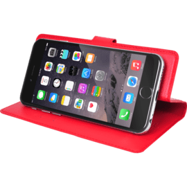 Coque clapet Universelle pour Smartphone (jusqu à 4.7 pouce), Lipstick Rouge