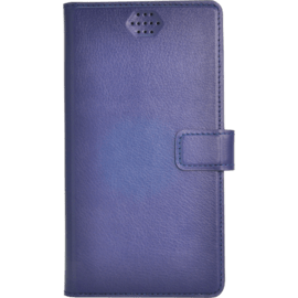 Coque clapet Universelle pour Smartphone (jusqu à 4.7 pouce), Bleu Marine