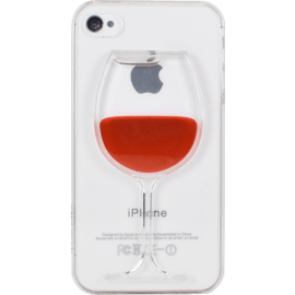 Vin rouge coque pour Apple iPhone 4
