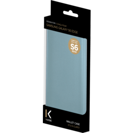 Etui à clapet pour Samsung Galaxy S6 Edge, Vert Émeraude 
