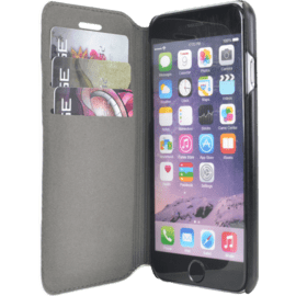 Guess Animalier Print Coque clapet pour Apple iPhone 6/6s, Léopard brun