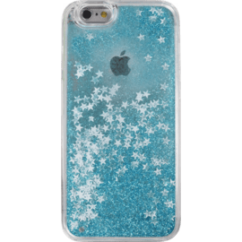 Bling Bling Coque Pailletée pour Apple iPhone 6, Bleu Neige