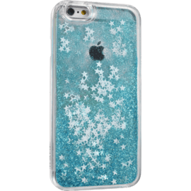 Bling Bling Coque Pailletée pour Apple iPhone 6, Bleu Neige