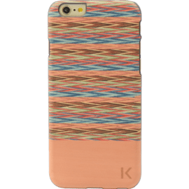 Coque bois pour Apple iPhone 6/6s, Browny Check
