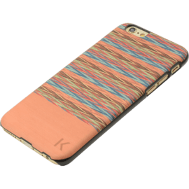 Coque bois pour Apple iPhone 6/6s, Browny Check