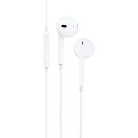 K Ecouteur avec micro et télécommande, Blanc Lumineux