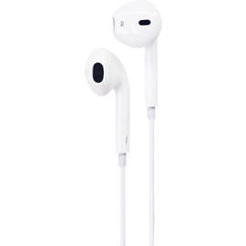 K Ecouteur avec micro et télécommande, Blanc Lumineux