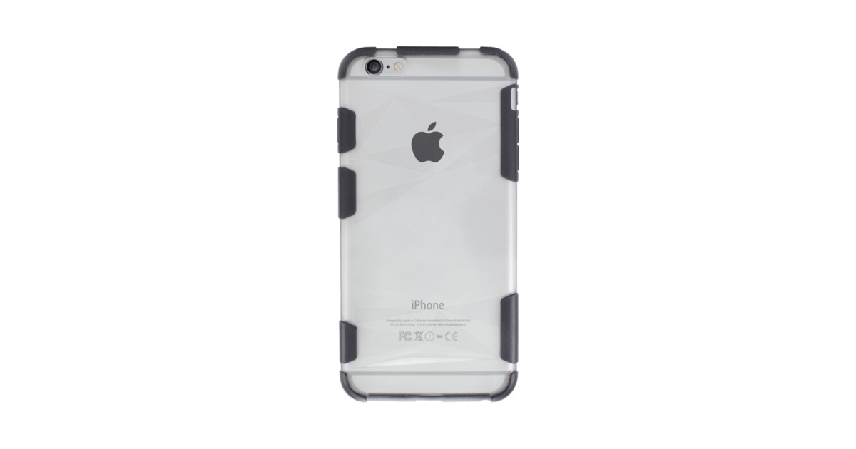 Coque antichoc pour Apple iPhone 6 Plus/6s Plus, motif diamant, Noir | The Kase