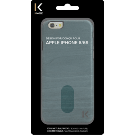 Coque bois pour Apple iPhone 6/6s, Bolivar Bleu