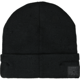Casque Bluetooth Bonnet maille côtelée, Noir