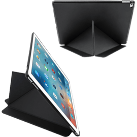 Origami Coque clapet Multi-position pliable pour Apple 12.9-inch iPad Pro, Noir Satin