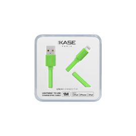 Câble Lightning certifié MFi Apple Charge/Sync (1M), Vert Pomme