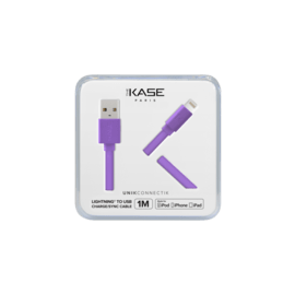 Câble Lightning certifié MFi Apple Charge/Sync (1M), Violet Royal