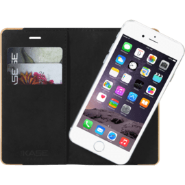 Coque clapet universelle bois de cerisier naturel (jusqu à 4.7 pouce)