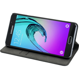 Coque clapet avec pochettes CB & stand pour Samsung Galaxy A7 (2016), Noir