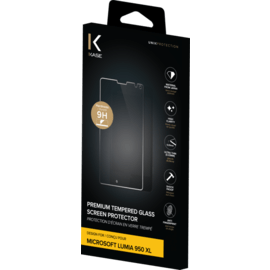 Protection d'écran premium en verre trempé pour Microsoft Lumia 950XL, Transparent