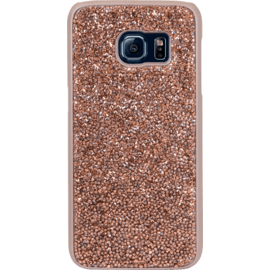 Coque Bling Strass pour Samsung Galaxy S7, Or Rose