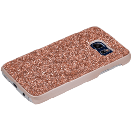 Coque Bling Strass pour Samsung Galaxy S7, Or Rose