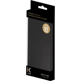 Etui à clapet pour Samsung Galaxy S7 Edge, Noir