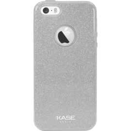 Coque slim pailletée étincelante pour Apple iPhone 5/5s/SE, Argent 