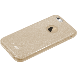 Coque slim pailletée étincelante pour Apple iPhone 6/6s, Or 