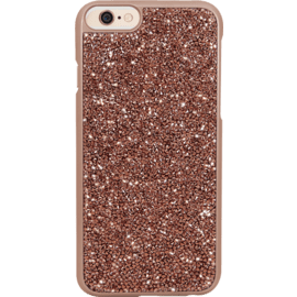 Coque Bling Strass pour Apple iPhone 6/6s, Or Rose