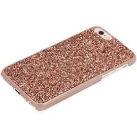 Coque Bling Strass pour Apple iPhone 6/6s, Or Rose