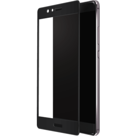 Protection d'écran en verre trempé (100% de surface couverte) pour Huawei P9, Noir