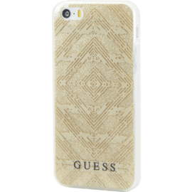 Guess Aztec 3D effect pour Apple iPhone 5/5s/SE, Étincelante Dorée