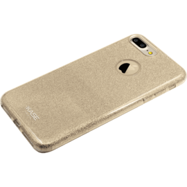 Coque slim pailletée étincelante pour Apple iPhone 7 Plus, Or  