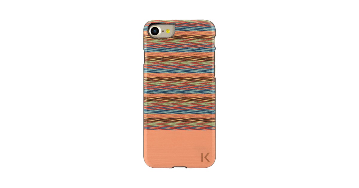 Coque bois pour Apple iPhone 7/8, Browny Check | The Kase
