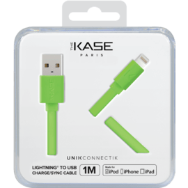 Câble Lightning certifié MFi Apple Charge/Sync (1M), Vert Pomme