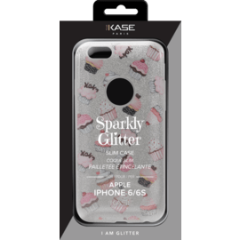 Cupcakes Coque slim pailletée étincelante pour Apple iPhone 6/6s