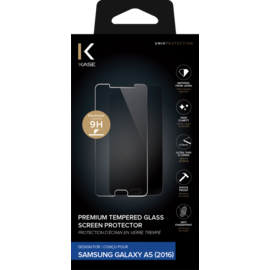 Protection d'écran premium en verre trempé pour Samsung Galaxy A5(2016), Transparent