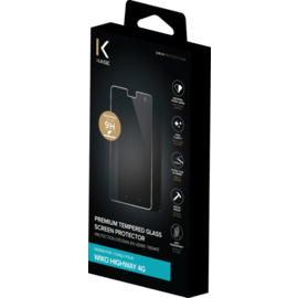 Protection d'écran premium en verre trempé pour Wiko Highway 4G, Transparent