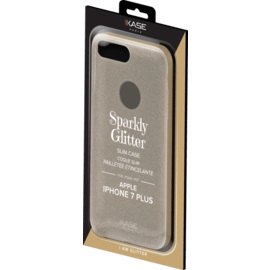 Coque slim pailletée étincelante pour Apple iPhone 7 Plus, Or  