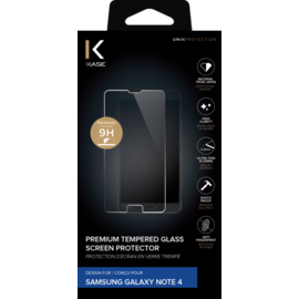 Protection d'écran premium en verre trempé pour Samsung Galaxy Note 4, Transparent