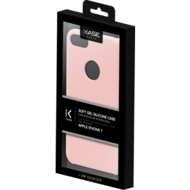 Coque en gel de silicone doux pour Apple iPhone 7, Rose Pastel