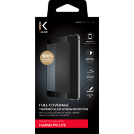 Protection d'écran en verre trempé (100% de surface couverte) pour Huawei P10 Lite, Noir