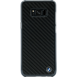 BMW Coque carbone véritable pour Samsung Galaxy S8+, Noir